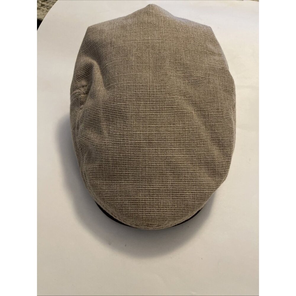 Cremieux CollectionTweed Driver/ Cabbie Paperboy Cap‎ Men’s Sz S/M Tan / Brown